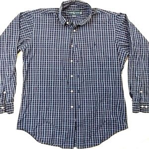 RALPH LAUREN Men's Plaid Dress Shirt Size 15.5